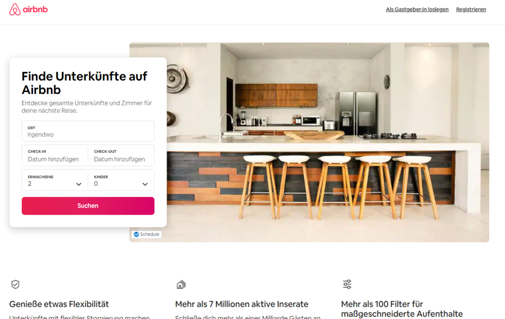 Optimale Layouts für Landing Pages